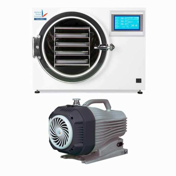 Freeze Dryer Xiros Mikro With Vacuum Pump Anemos