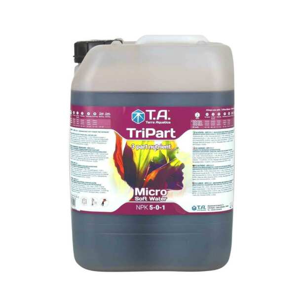 TriPart Micro | Spurenelemente & Mineralstoffe (weiches Wasser) |10L | Terra Aquatica (GHE)