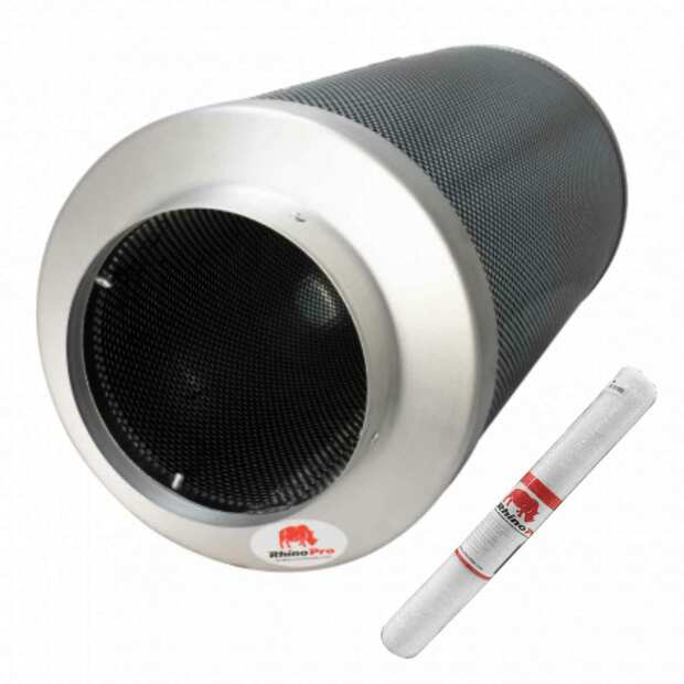 Activated carbon filter 200mm x 600mm, Rhino Pro 1125 (950-1310m³/h)